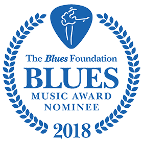 Nominated by the Blues Music Awards in Memphis for 2018 Blues Guitarist of the Year